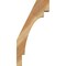 Ekena Millwork 4"W x 12"D x 24"H Merced Rough Sawn Knee Brace, Western Red Cedar BRC04X12X24MRC00RWR - alternate 2